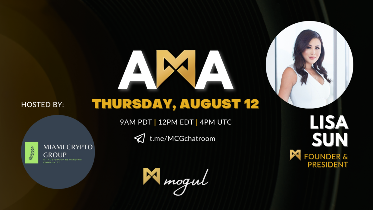 Miami Crypto Group x Mogul Productions AMA Recap Lisa-MCG-AMA